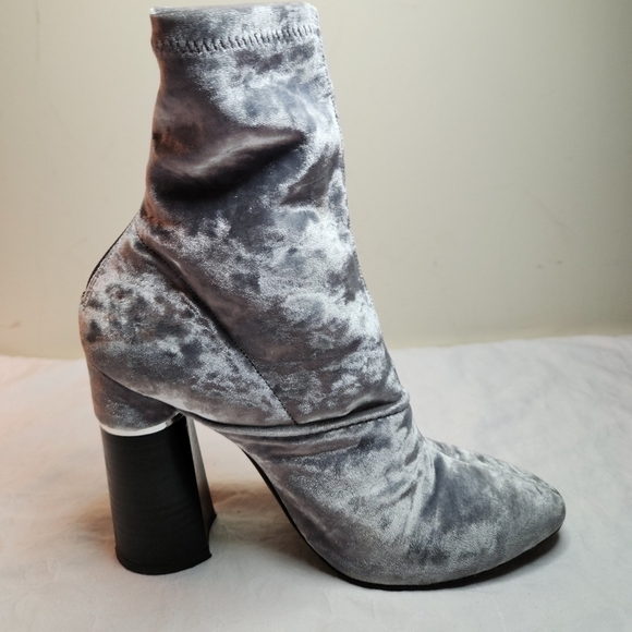 Philip Lim Aqua Velvet HighHeel Boots - Picture 5 of 15